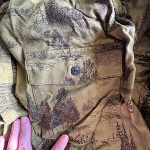 Woolrich Printed Button-Up Jacket